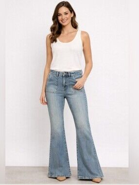 Michael Kors Blue Flare Jeans 12